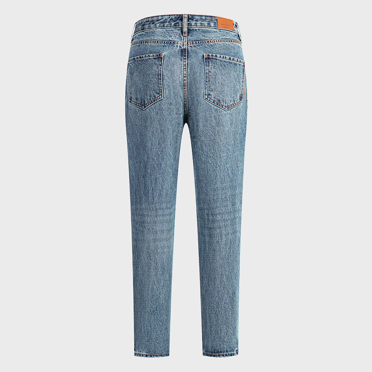 EMPORIO ARMANI Джинсы Women's Denim Blue Light Moderate Straight Fit — фото 4