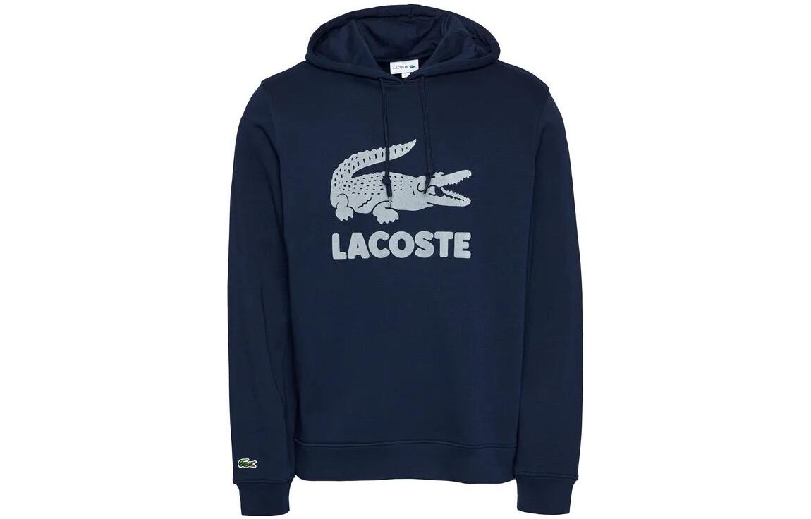 

Толстовка мужская темно-синяя Lacoste, темно-синий