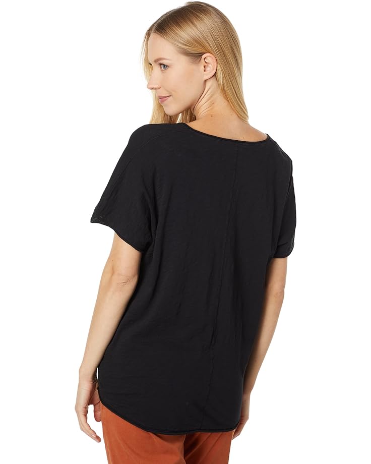 

Футболка bobi Los Angeles Slubbed Jersey Drop Shoulder Tee, черный