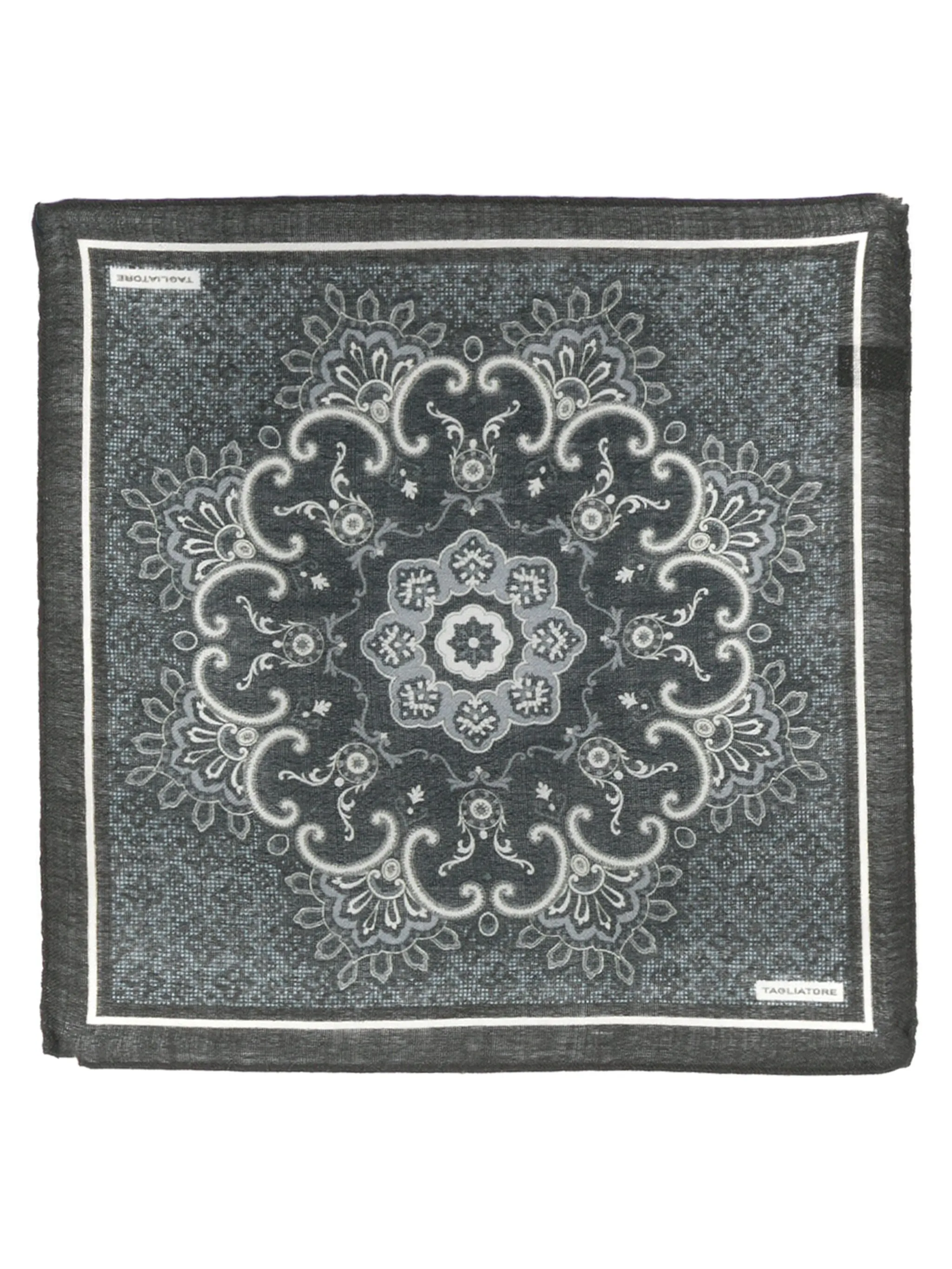 

Платок-паше с принтом Tagliatore, черный