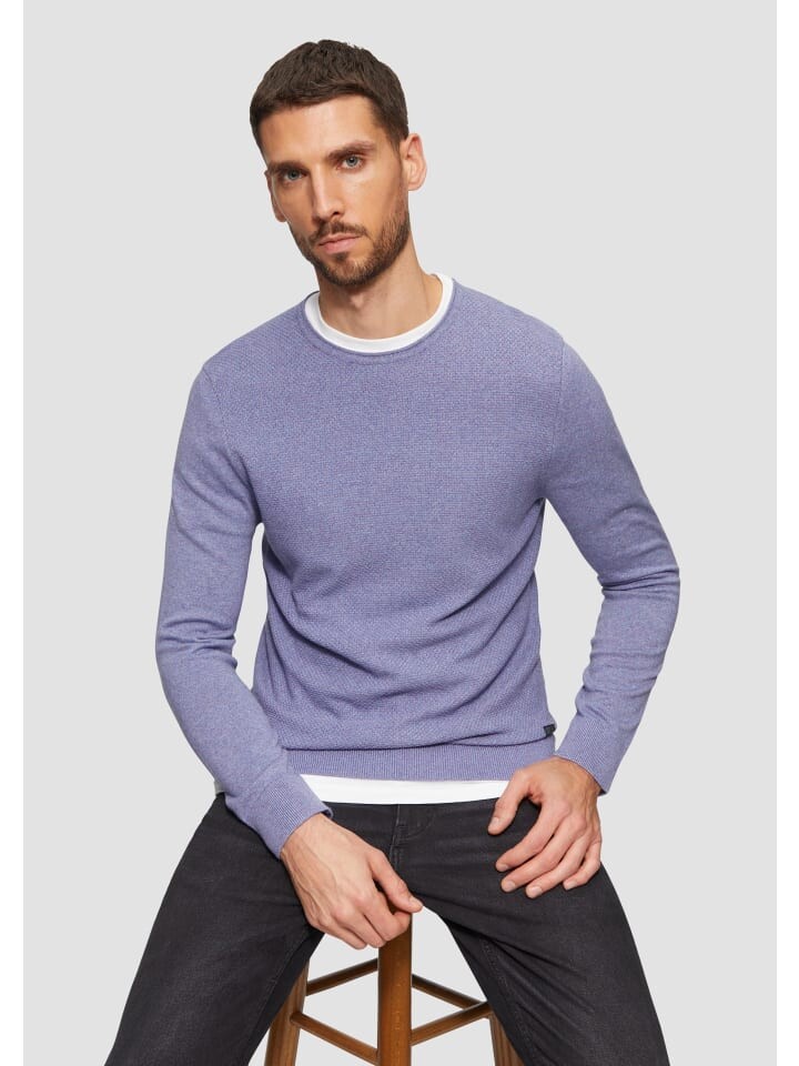 

Пуловер s.Oliver Strickpullover langarm, фиолетовый