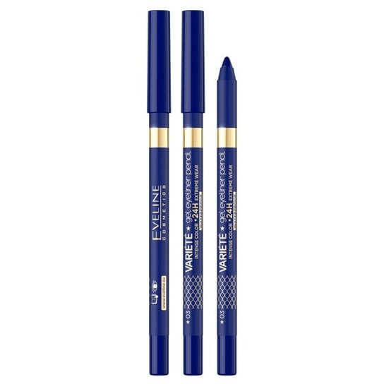

Гелевой водостойкий карандаш для глаз, 03 Синий Eveline Cosmetics Variete