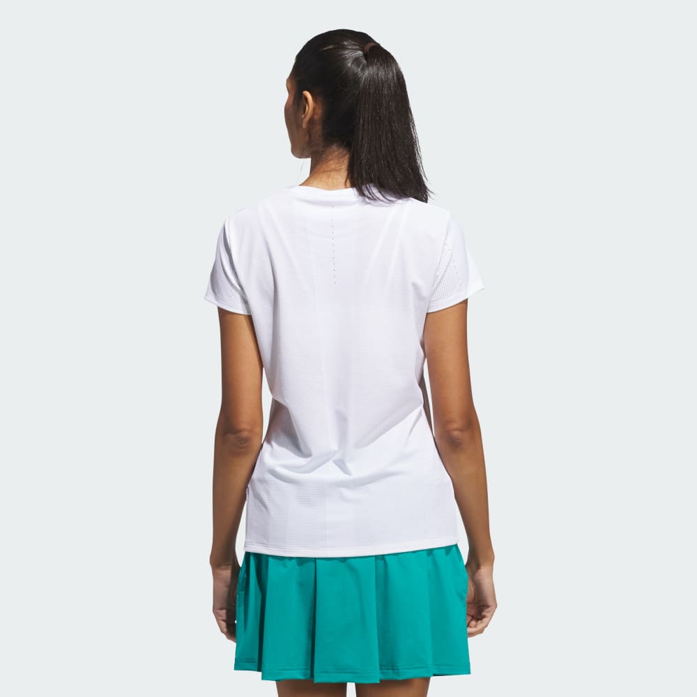 Спортивная футболка Adidas Ultimate365 Tour Engineered Short Sleeve Slim Top, белый — фото 2