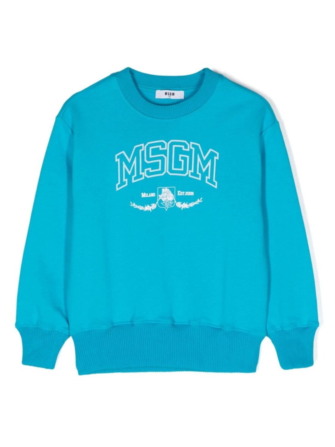 

MSGM Kids толстовка с логотипом, синий