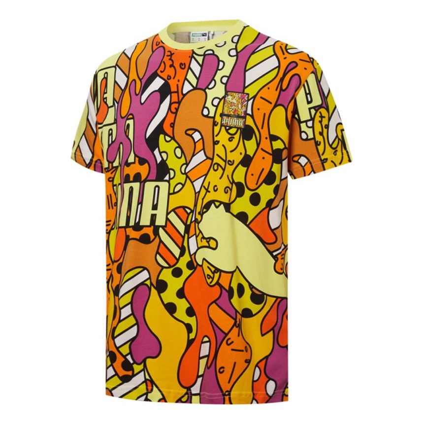 

Футболка PUMA x BRITTO Aop Tee Sports Unisex Orange, оранжевый