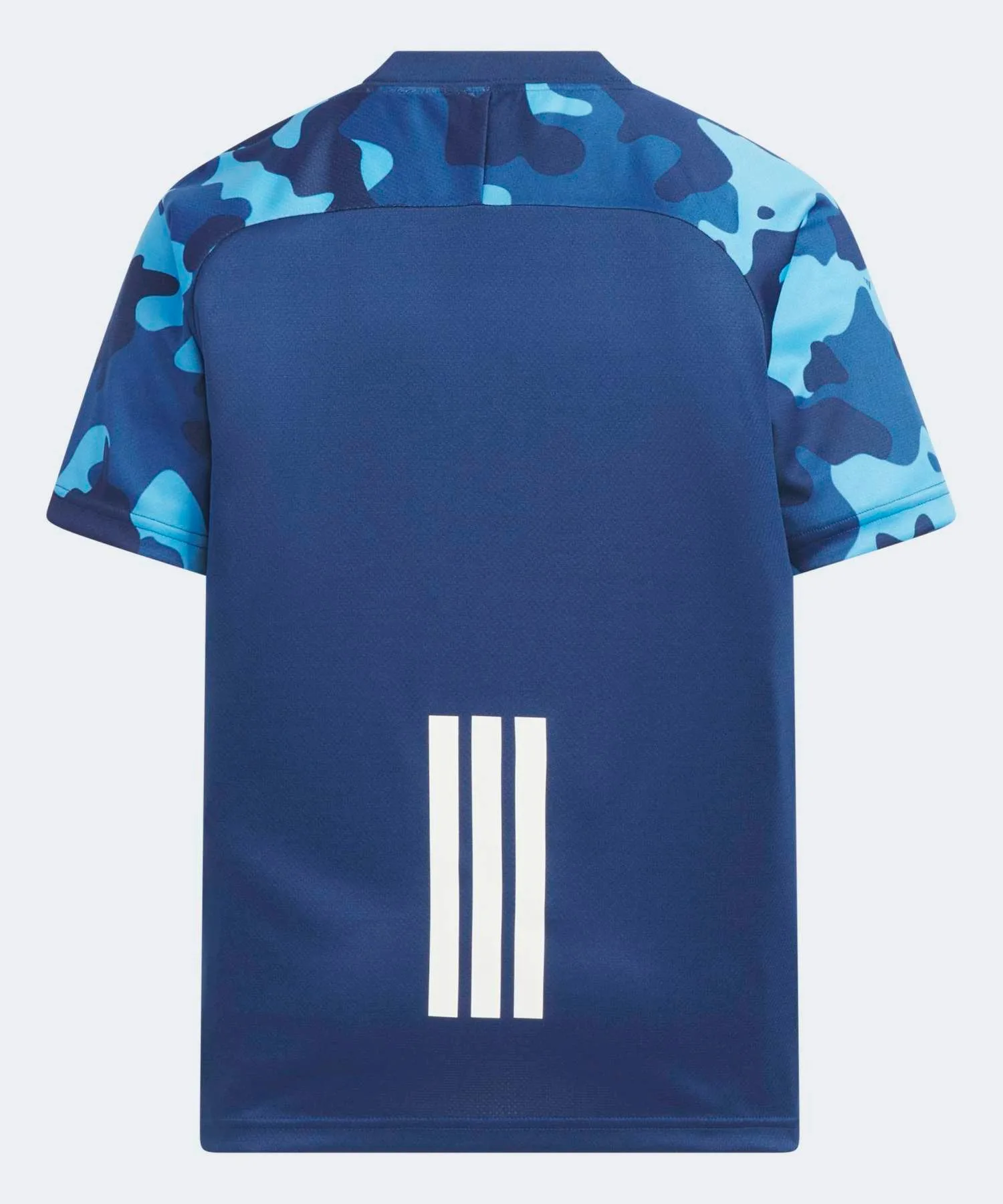 Детская футболка с камуфляжным принтом Essentials Camo Pack adidas синяя — фото 2