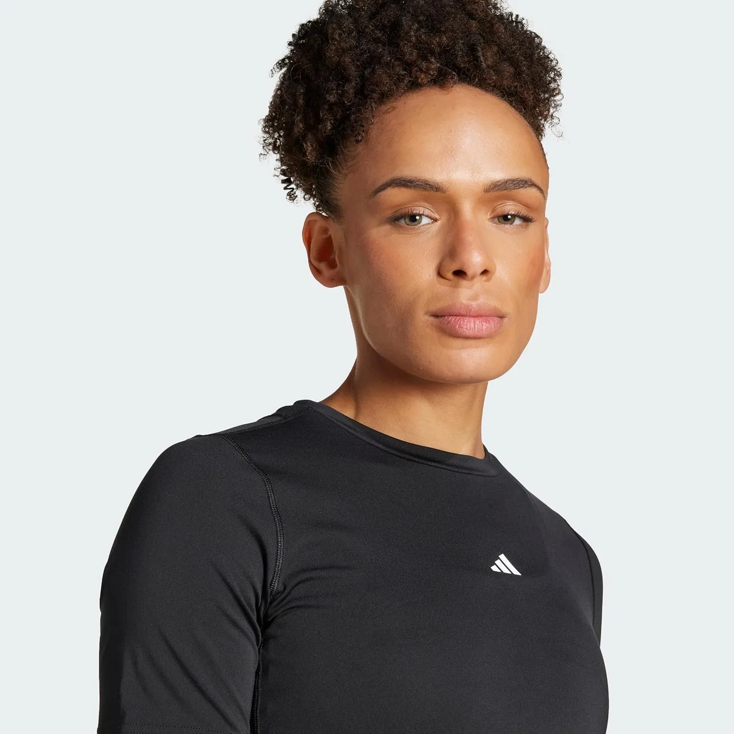 Топ женский тренировочный adidas, Black — фото 3