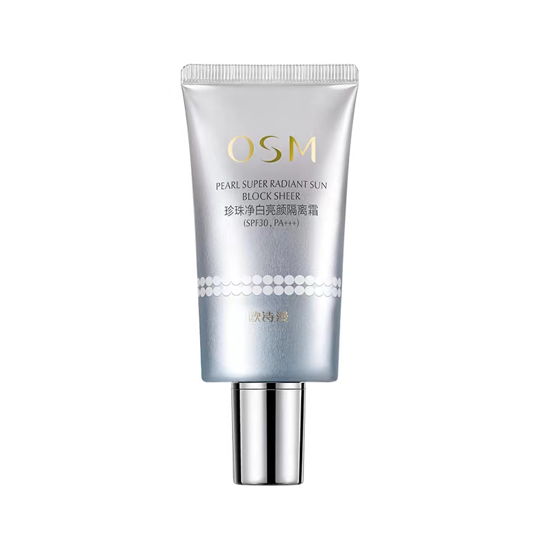 OSM Крем для сияния кожи pearl pure white без макияжа увлажняющий солнцезащитный праймер осветляющий 30г/40г/40г х 2 флакона — фото 2