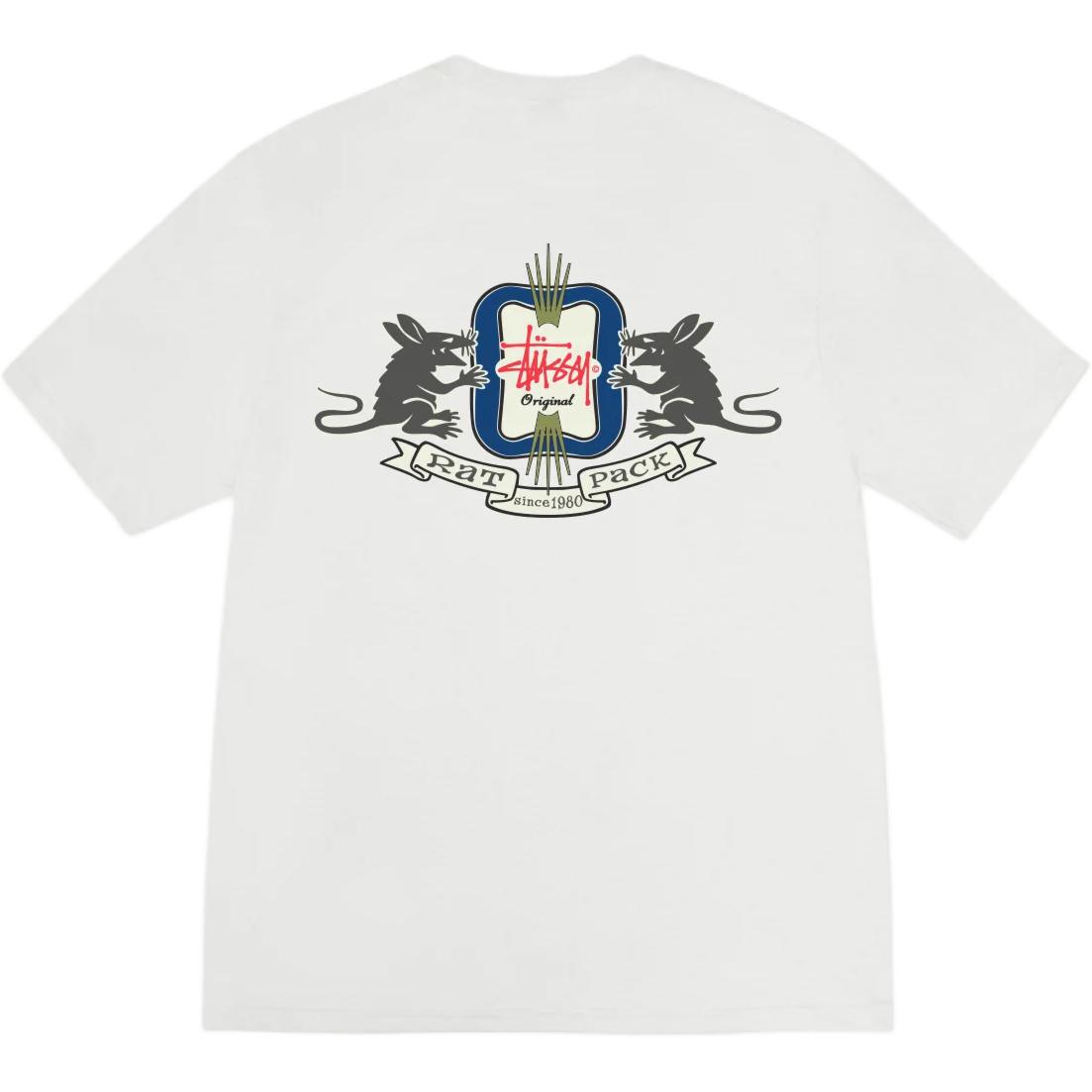 

Футболка Homebrew пигментного крашения Stussy, белый