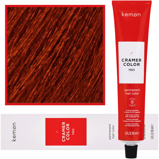 

Мл кремовая краска для волос с растительными маслами 7.44 Deep Copper Blonde Kemon, Cramer Color 100