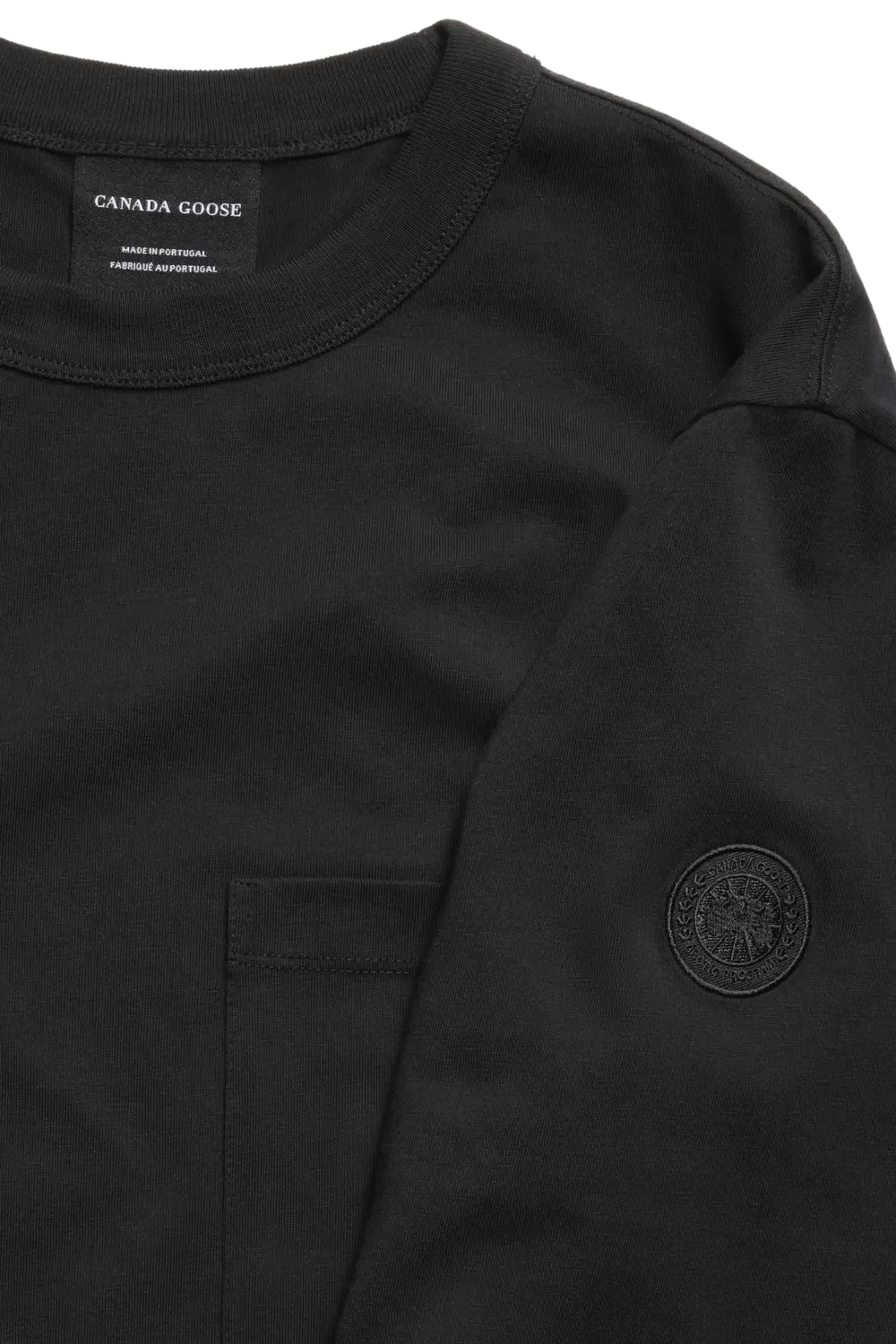 Футболка Canada Goose Gladstone Long Sleeve T-Shirt, черный — фото 4