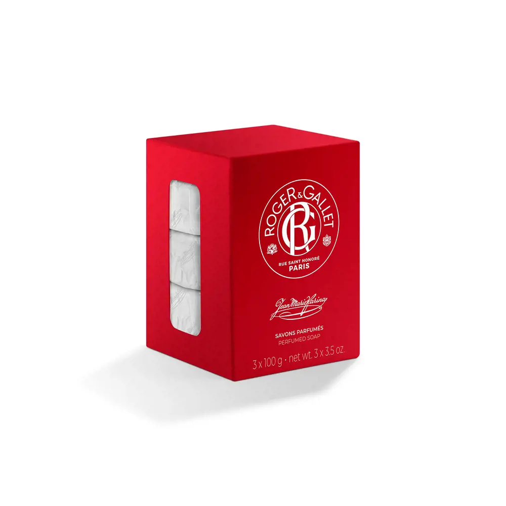 

Мыло Jean marie farina jabón perfumado Roger & Gallet, 3 x 100 гр.