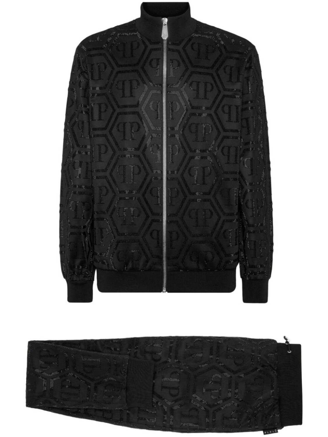 

Philipp Plein спортивный костюм с монограммой, черный