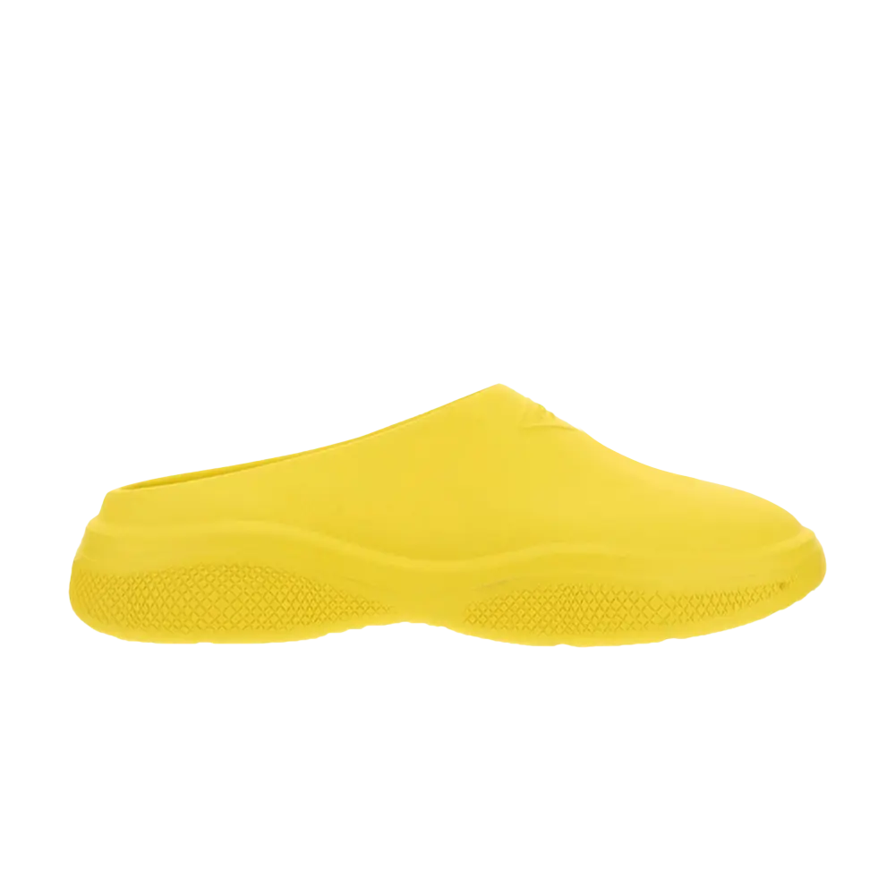 Туфли-мюли из пенорезины Prada, желтый