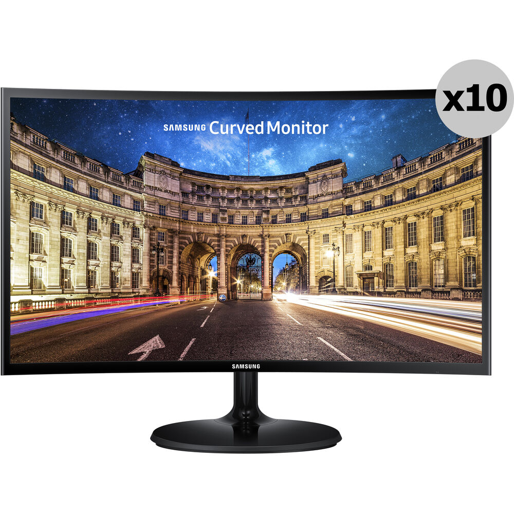 

ЖК-монитор Samsung серии 390 C24F390 с изогнутым дисплеем 24 дюйма и соотношением сторон 16:9 и поддержкой FreeSync (10 шт.)