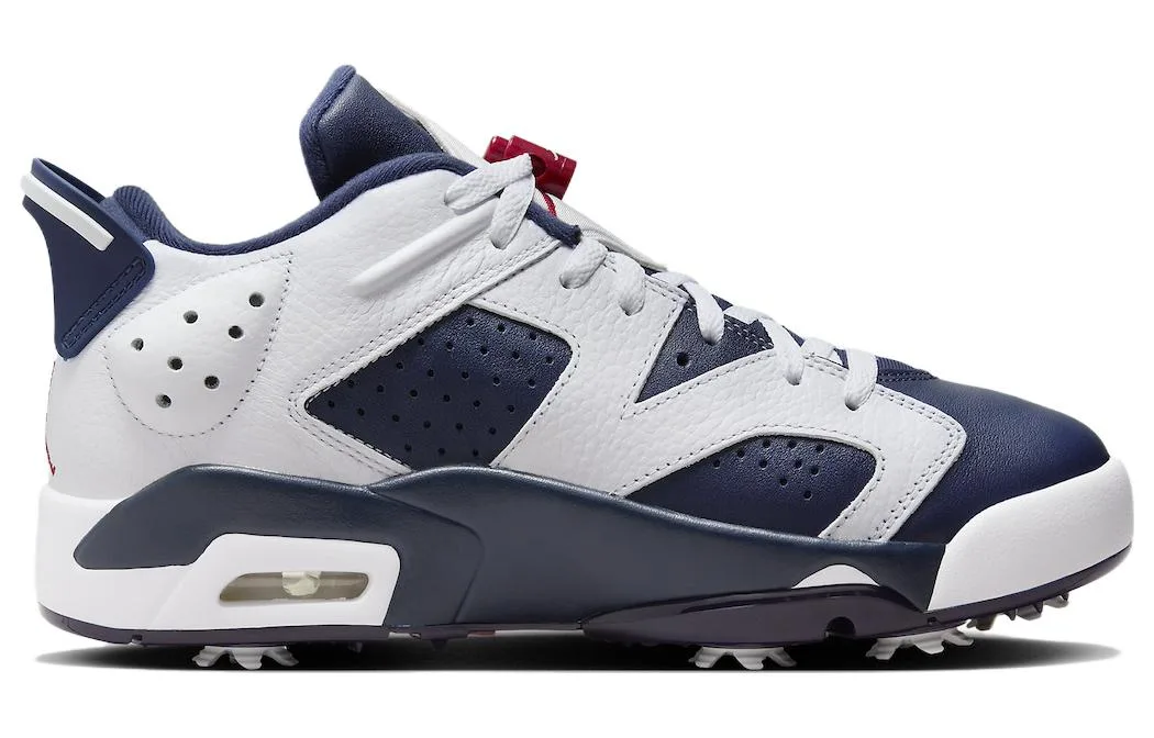 Jordan 6 Low Golf Olympic, синий белый — фото 3