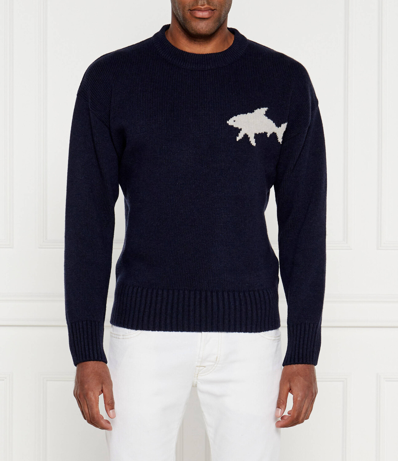 

Свитер из шерсти Paul&Shark Regular Fit, темно-синий