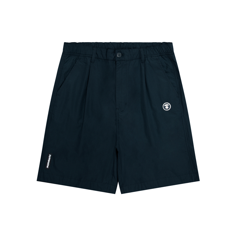 

Шорты A Bathing APE с плиссированными деталями и нашивкой с логотипом Aape, темно-синий