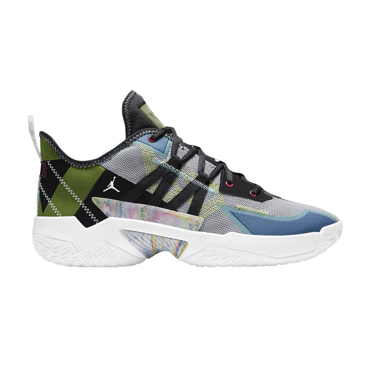 

Кроссовки Jordan One Take 2 'Wolf Grey Aurora Green', серый