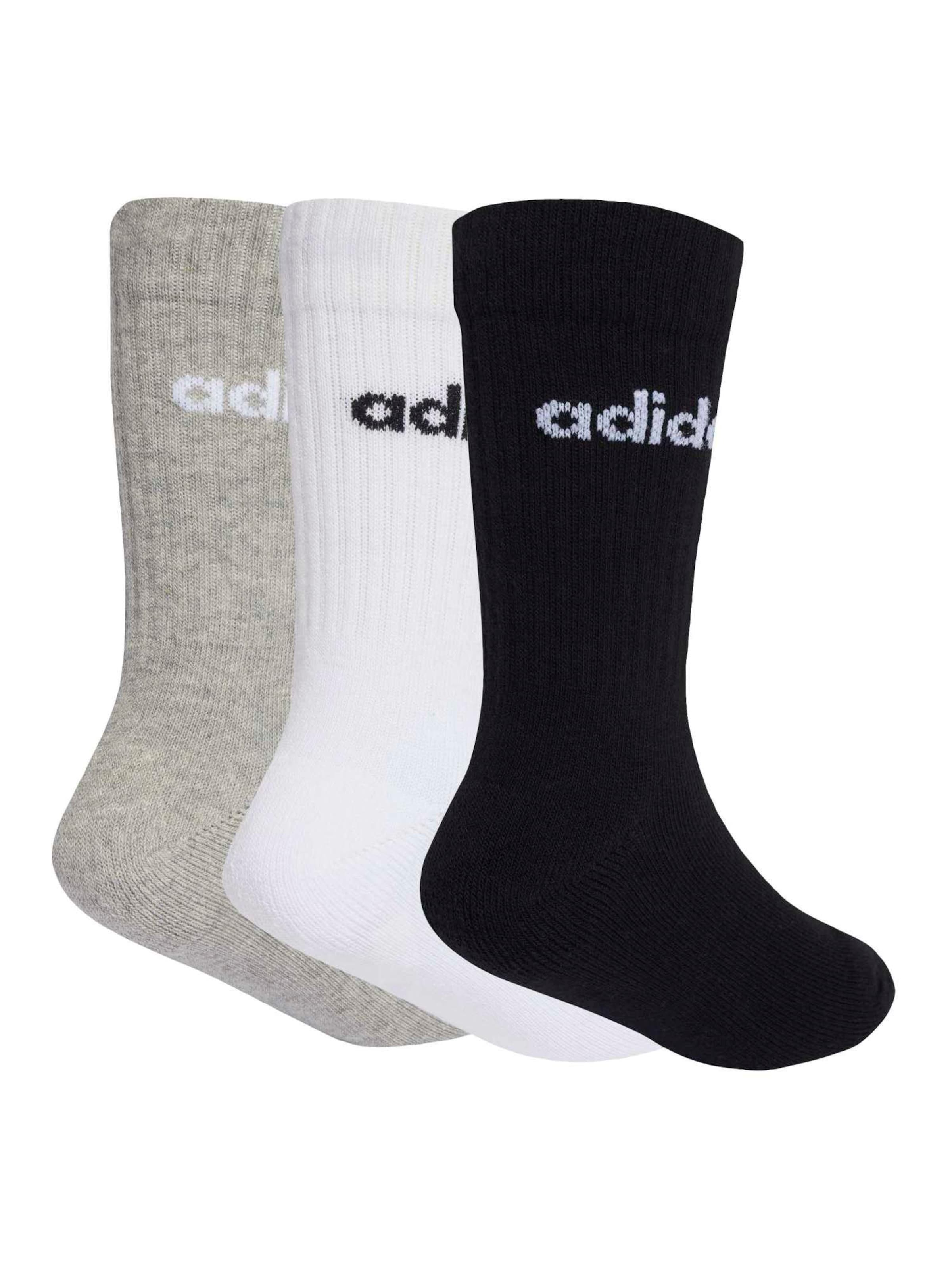 Adidas Performance Спортивные носки в крапчатом сером, черном, белом — фото 2