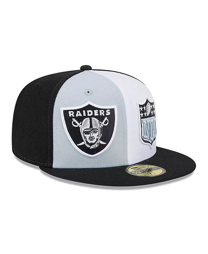 

Мужская серо-черная бейсболка Las Vegas Raiders 2023 Sideline 59FIFTY Fitted New Era