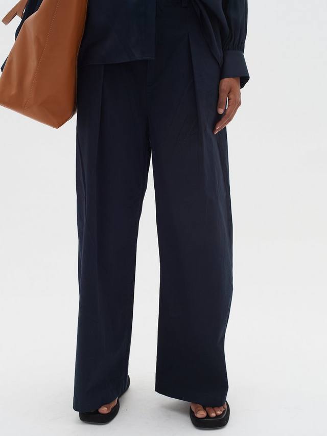 

Брюки с широкими штанинами на колышках InWear, цвет Marine Blue