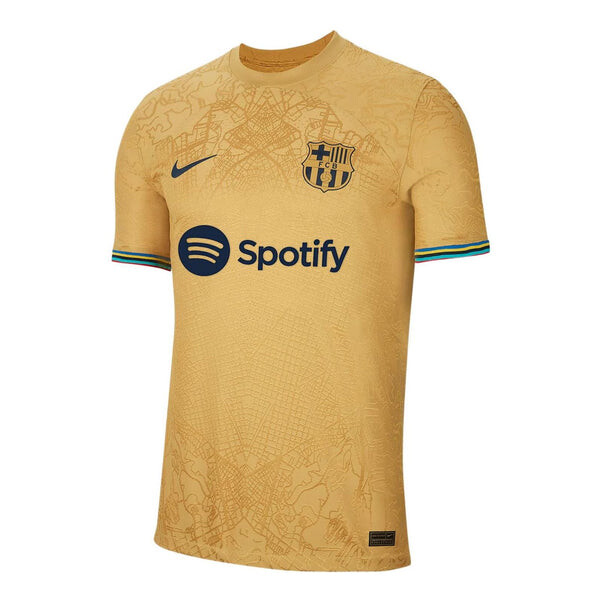 

Футболка fc barcelona 22 23 dri fit adv матч выездная футболка Nike, желтый
