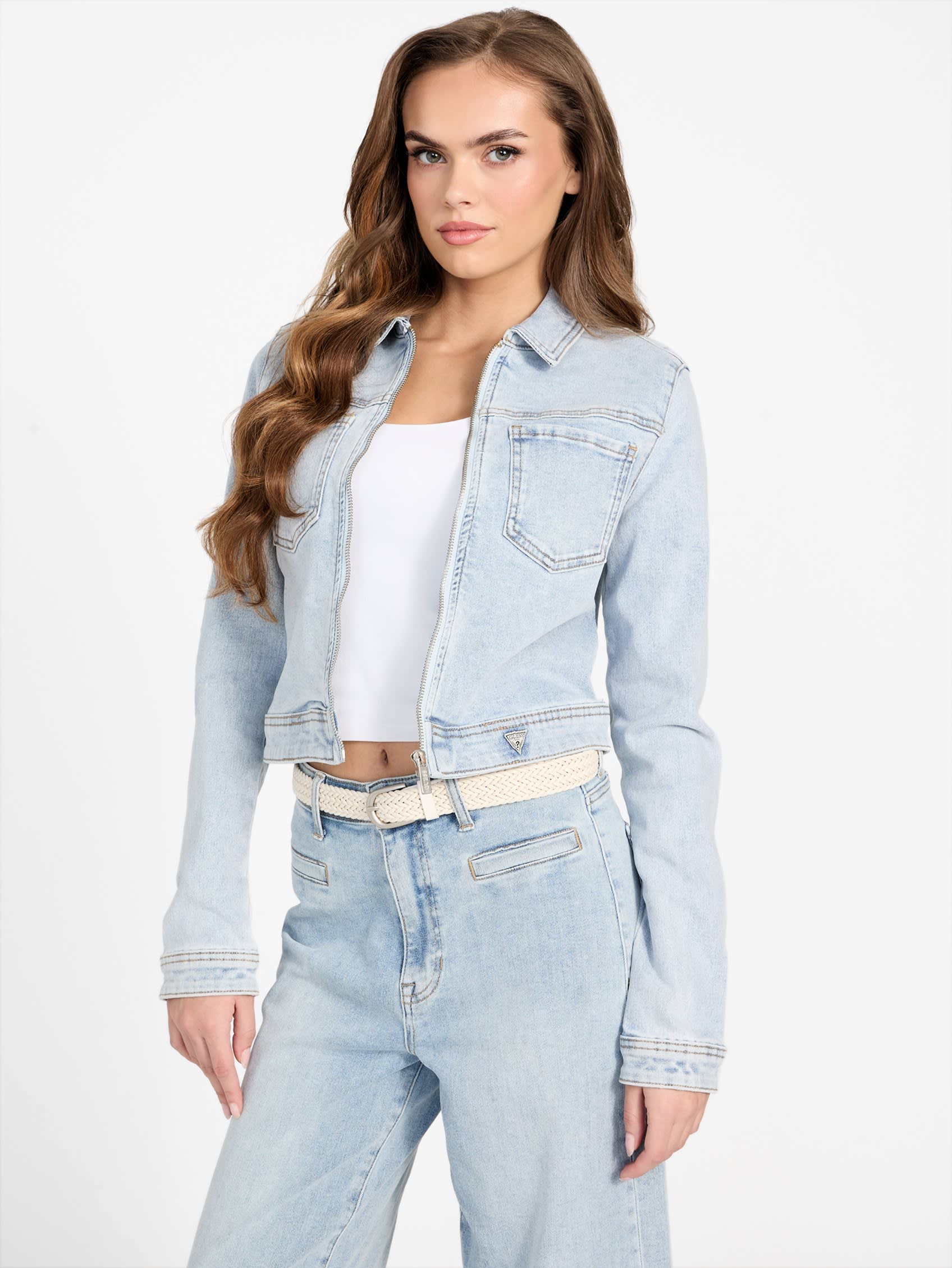 

Экологичная денимовая куртка Luma Guess Factory, Light Wash