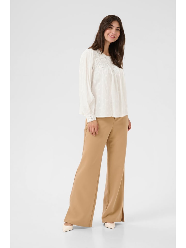 

Блузка с короткими рукавами CUlena, свободный крой, цвет Spring Gardenia CULTURE