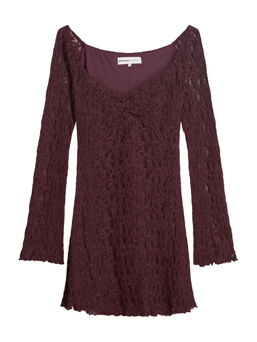 

Мини платье Bershka, Aubergine