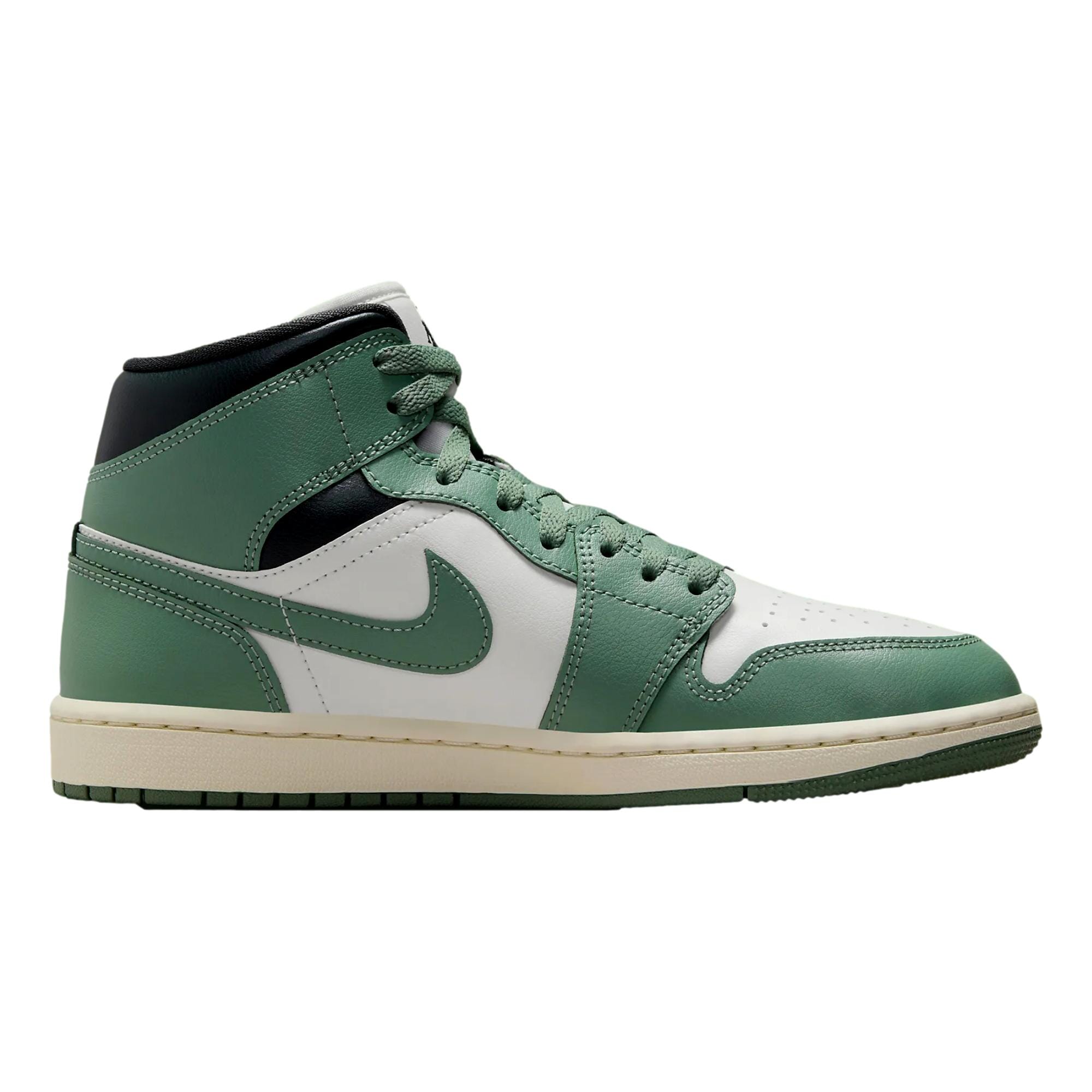 Женские кроссовки Nike Air Jordan 1 MID Sail/Jade Smoke-Anthracite BQ6472-130 — фото 2