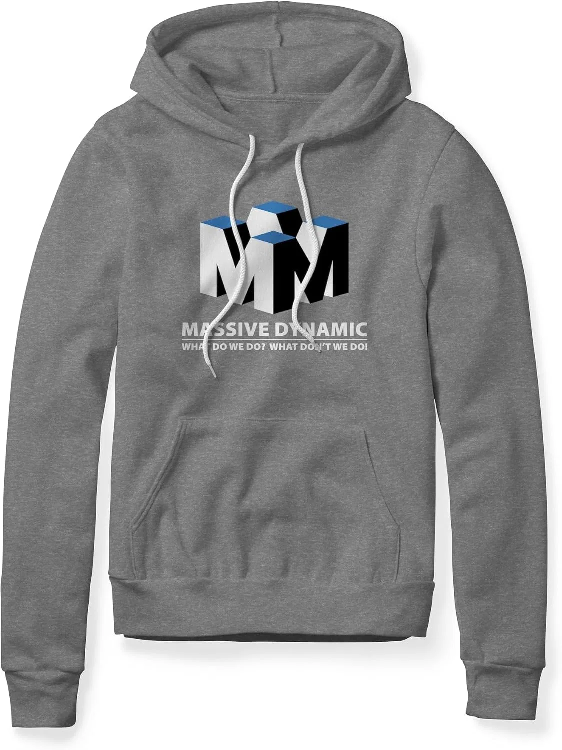 Худи с логотипом Massive Dynamic, флисовая, Heather Charcoal