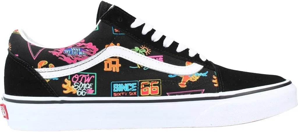 Мужские кроссовки Vans Old Skool (замша/канвас) для легкой атлетики, Multicoloured — фото 4