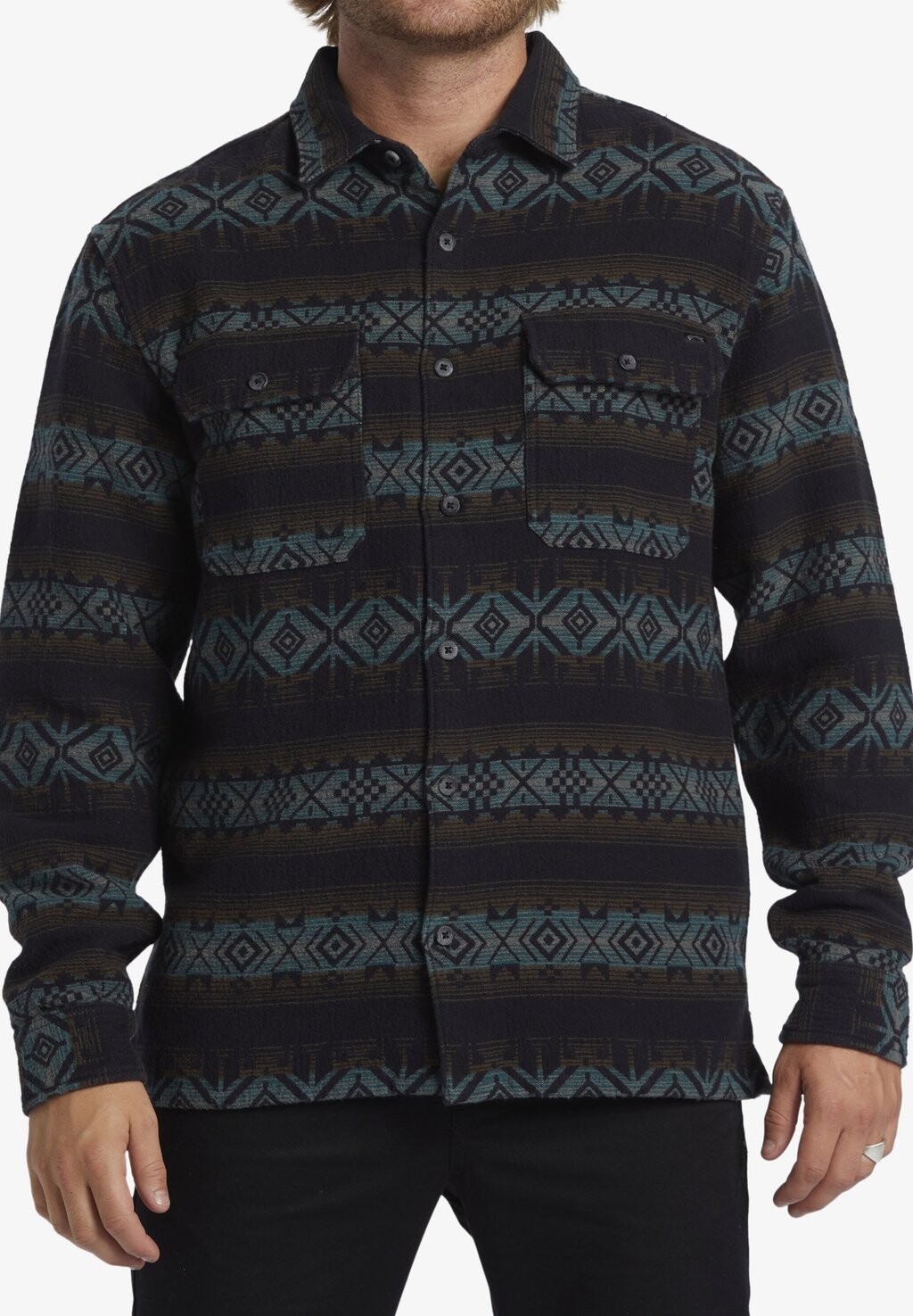 

Рубашка OFFSHORE JACQUARD MANCHES LONGUES Billabong, черный