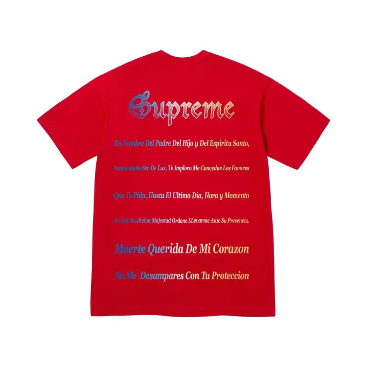 Футболка Supreme Grim Reaper Tee, красный — фото 2