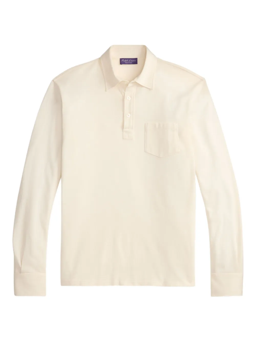 

Поло с накладным карманом Ralph Lauren Purple Label, нейтральный