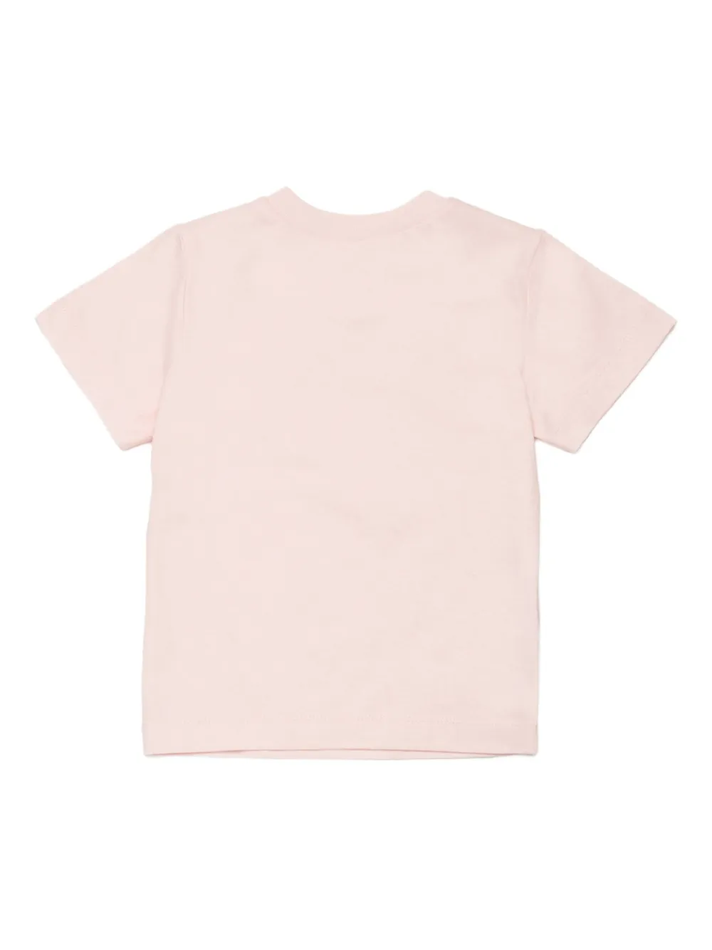 Футболка с круглым вырезом и логотипом Marni Kids, розовый — фото 2