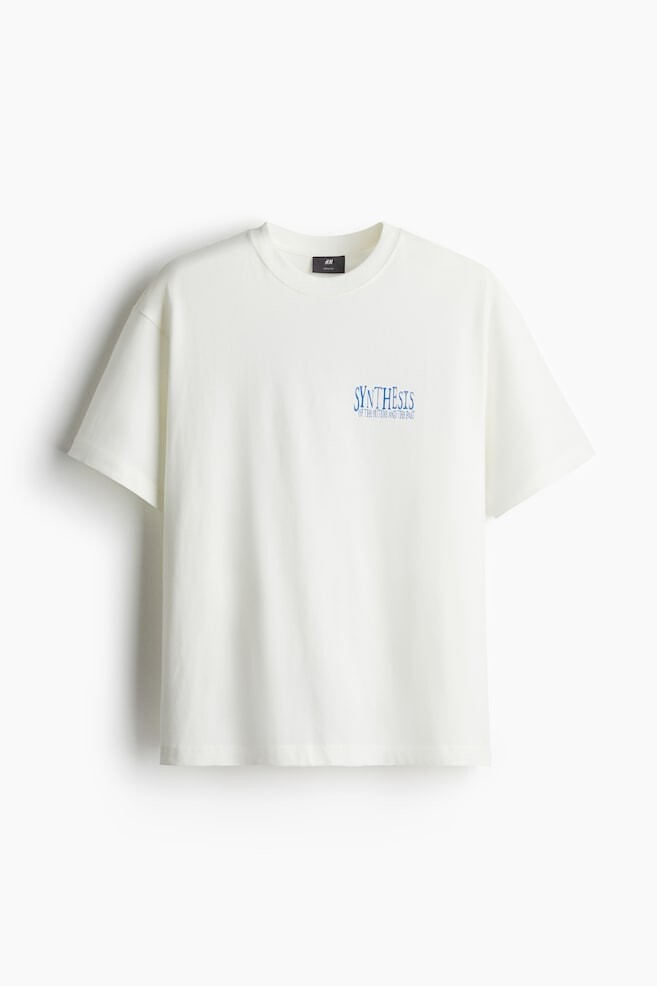 

Футболка свободного кроя с принтом H&M, мультиколор