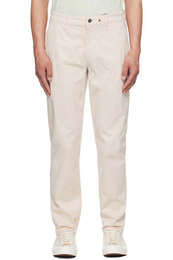 

Бежевые стандартные брюки чинос rag & bone