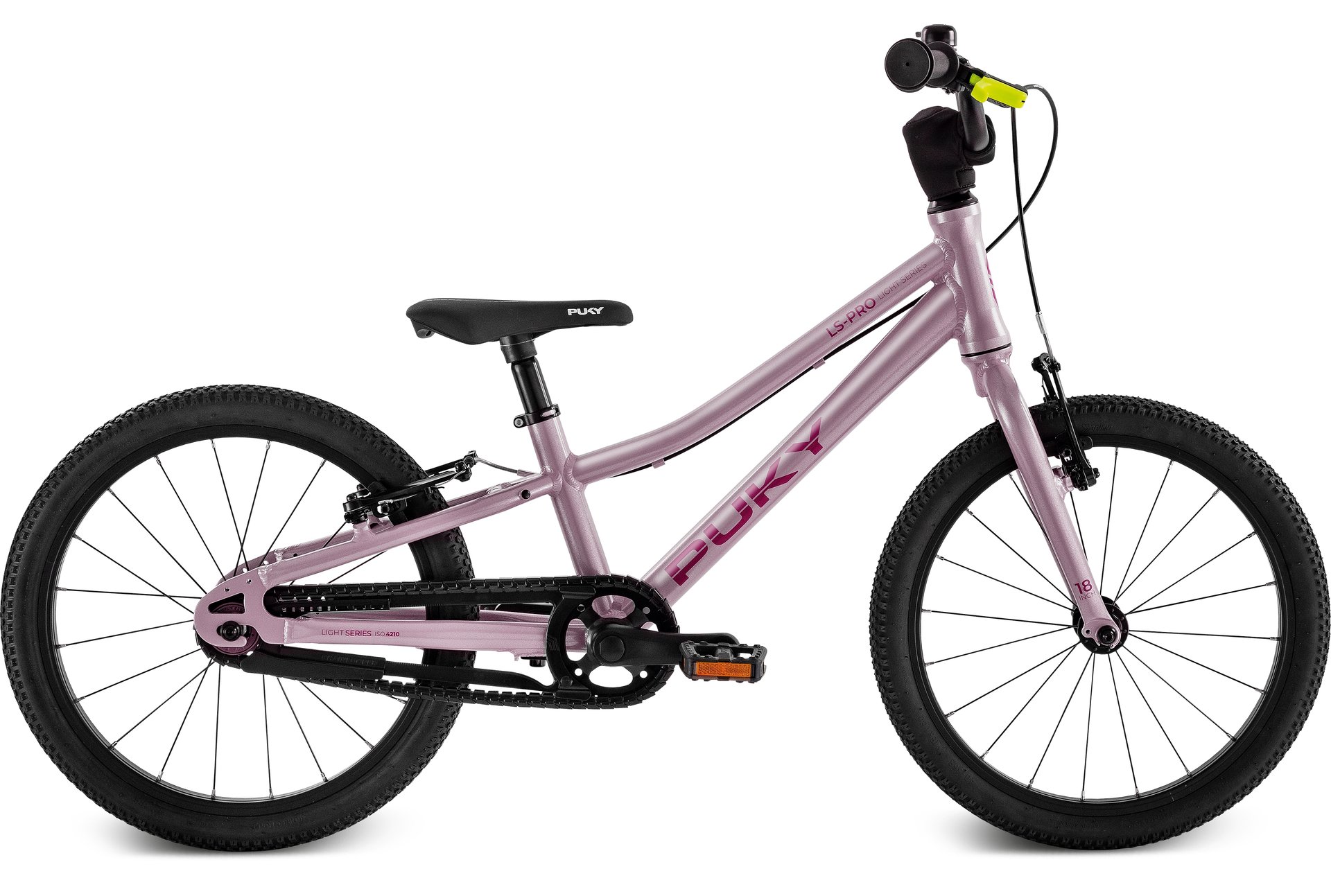 Детский велосипед Puky LS-PRO 18 - 18 дюймов - Diamant - 2025, цвет Lila|pearl pink/anthracite — фото 2