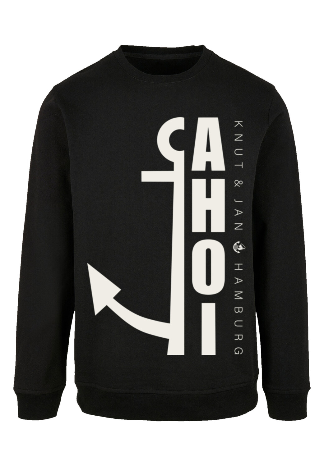 

Пуловер F4NT4STIC Sweatshirt Ahoi Anker Knut & Jan Hamburg, черный