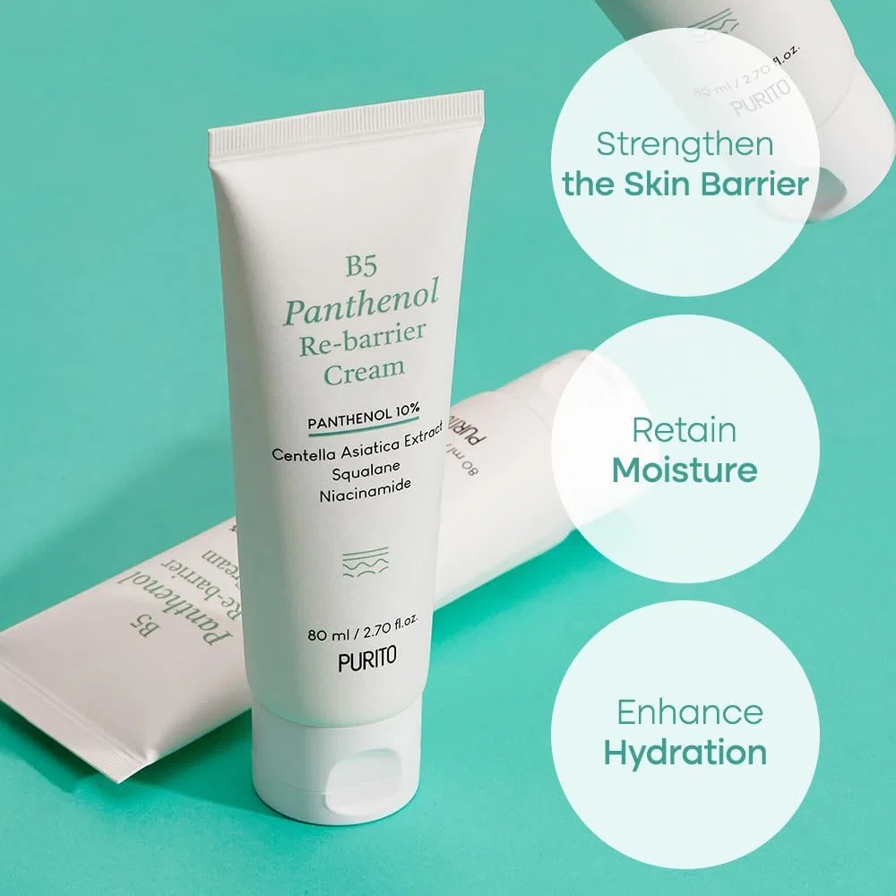 Крем для лица Purito — Дневной B5 Panthenol Re-barrier Cream, 80 мл — фото 3