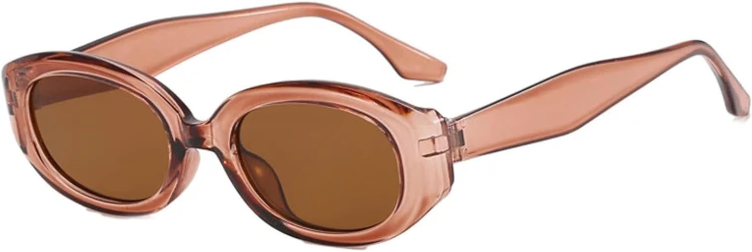 

Солнцезащитные очки с защитой от УФ-излучения UV400 | Маленький размер, конфетный цвет, панк | Для женщин и мужчин, для занятий спортом на открытом воздухе и вождения DSVIGF, Brown-brown