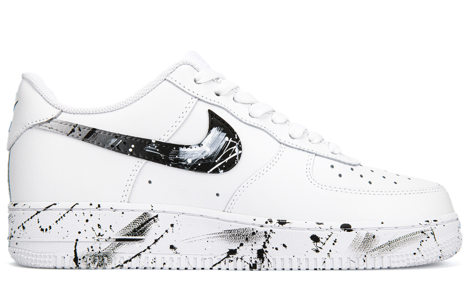 

Кроссовки Nike Air Force 1 Skateboard Shoes Men Low-Top White Black, Белый, Кроссовки Nike Air Force 1 Skateboard Shoes Men Low-Top White Black