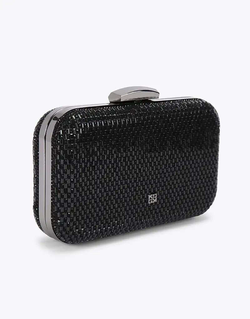 

Клатч-коробка KG Kurt Geiger Fleur черного цвета