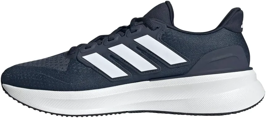 Мужские кроссовки Adidas Ultrabounce 5 для бега, белый/черный — фото 4