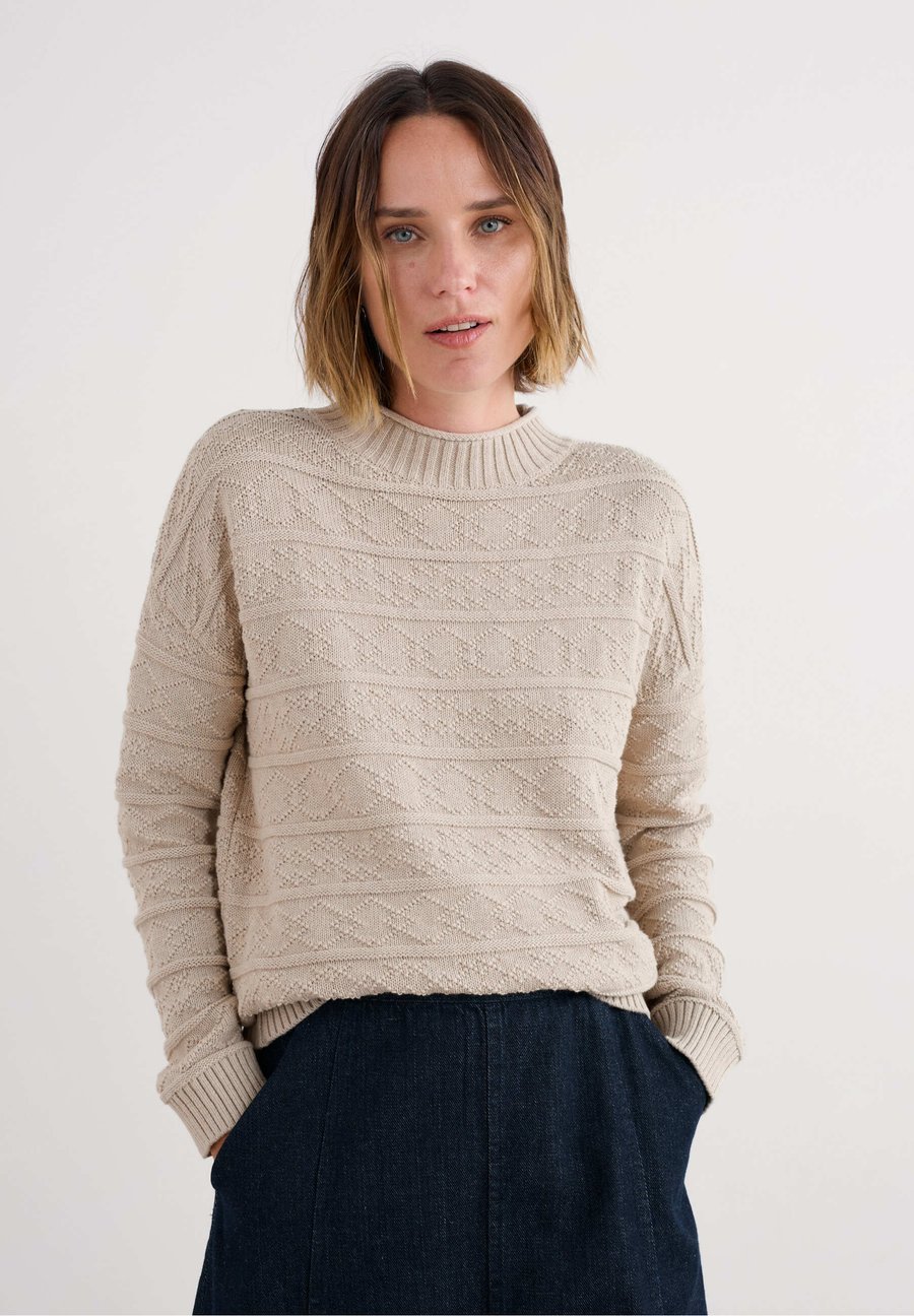 

Джемпер Seasalt Cornwall PENKESTLE, Natural Aran/Beige