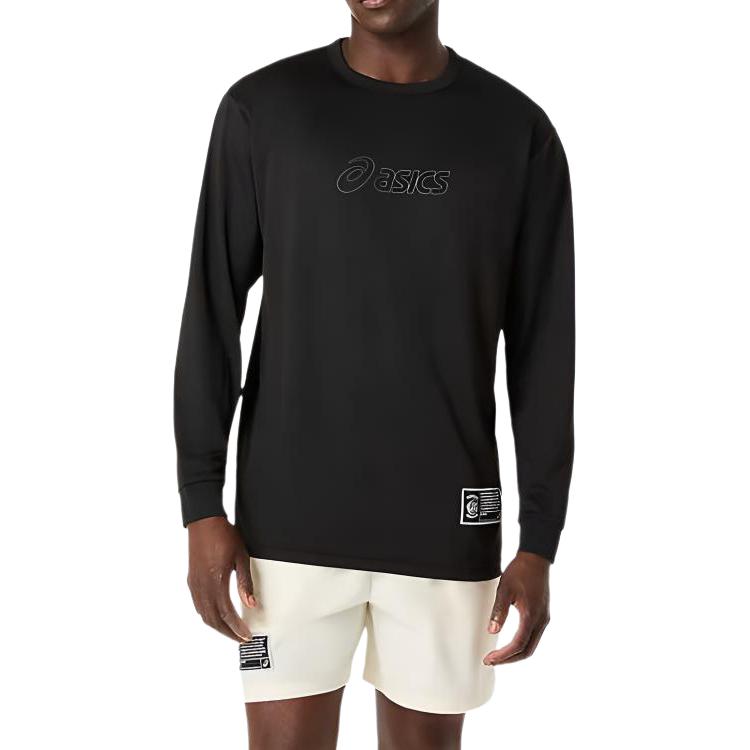 

ASICS Футболка мужская Black Crew Neck Moderate Straight Fit