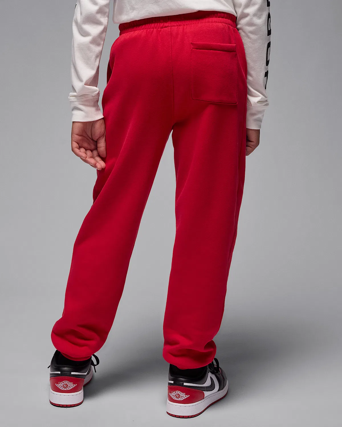 Детские флисовые штаны Baseline Jordan Essentials, Red — фото 2