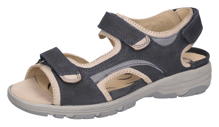 Походные сандалии WALDLÄUFER, Dusty blue/Dark blue